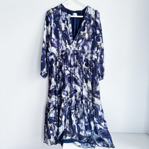 Wilfred Barossa Abstract Print Casual everyday Midi Dress 2XS Oversized - Picture 4 of 7